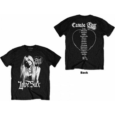 Avril Lavigne tričko Love Sux BP Black – Hledejceny.cz