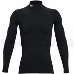 Under Armour ColdGear Armour Compression Mock LS 001 black/white – Zboží Mobilmania