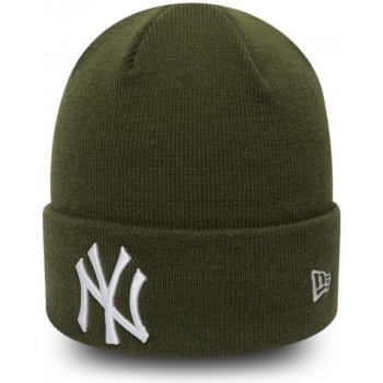 New Era Essential Cuff NY olivový