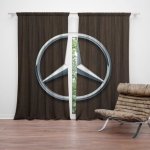 Sablio Závěs Logo 5 Dřevo: 2ks 140x250cm – Hledejceny.cz