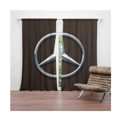 Sablio Závěs Logo 5 Dřevo: 2ks 140x250cm – Hledejceny.cz