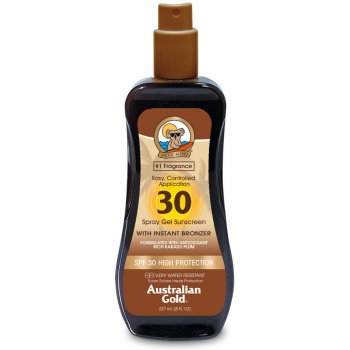 Australian Gold spray gel s bronzerem SPF30 237 ml