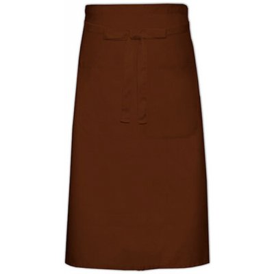 Link Kitchen Wear Kuchařská zástěra Xxl s kapsou X70140P Brown -ca. Pantone 476 70 x 140 cm – Hledejceny.cz