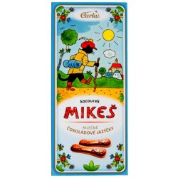 Mikeš Čokoládové jazýčky mléčné 50 g
