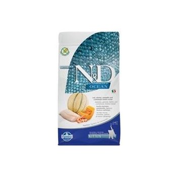 N&D OCEAN Kitten Cod & Shrimp & Pumpkin&Melon 5 kg