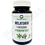 Pharma Activ Melatonin + meduňka + konopný olej 60 tobolek – Zbozi.Blesk.cz