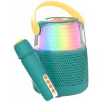 Sada Karaoke Bluetooth reproduktor Bezdrátový přenosný MOB s mikrofonem – Zboží Mobilmania