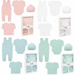 New Baby 7-dílná kojenecká soupravička do porodnice I AM I AM Růžová – Zboží Dáma