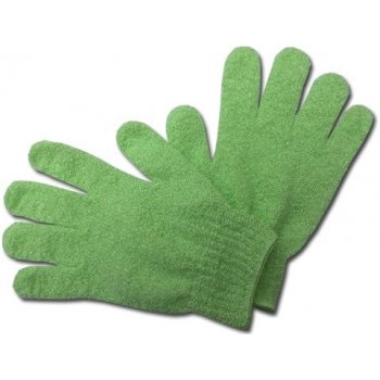 Max SPA Peelingové rukavice masážní zelené pár