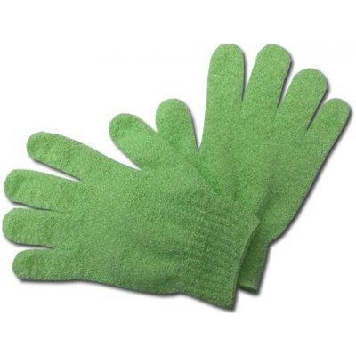Max SPA Peelingové rukavice masážní zelené pár