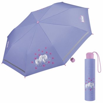 Scout Pár koní deštník dívčí skládací fialový