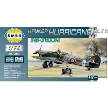 Směr Model Hawker Hurricane MK.II HI TECH 16 9x13 6cm v krabici 25x14 5x4 1:72