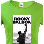 Bezvatriko.cz 2082 Dámské triko Rocky Balboa Zelená – Hledejceny.cz