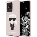 Pouzdro Karl Lagerfeld Full Body silikonové Samsung Galaxy S20 Ultra růžové