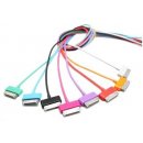 usb kabel 4World 07932 Kabel USB 2.0 iPad / iPhone / iPod přenos dat/nabíjení, 1m, černý