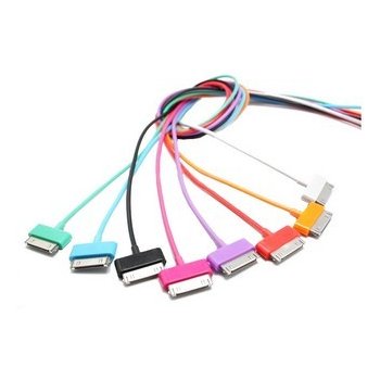 4World 07932 Kabel USB 2.0 iPad / iPhone / iPod přenos dat/nabíjení, 1m, černý