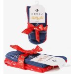 Dámské vánoční ponožky 2 páry modrá/červená – Zboží Dáma