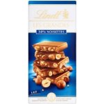 Lindt Les Grandes mléčná s lískovými oříšky 150 g – Zboží Dáma