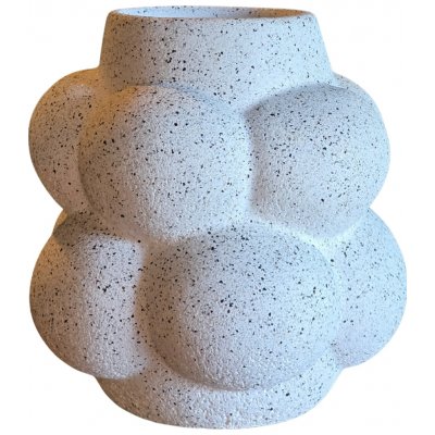VOJA HOME Váza Orbéliea – stříbrnošedá žula (15 × 15 cm) – Hledejceny.cz