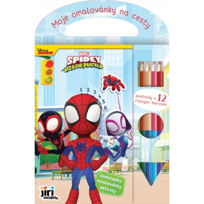 JIRI MODELS Moje omalovánky na cesty Spidey s pastelkami a samolepkami 4 – Zboží Dáma JIRI MODELS Moje omalovánky na cesty Spidey s pastelkami a samolepkami 4 – Zboží Dáma
