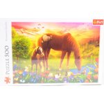 Trefl Koně na louce 500 dílků – Zboží Mobilmania