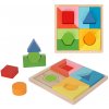 Dřevěná hračka Babu geometrické puzzle