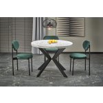 Halmar stůl PERONI dekor bílý mramor černá – Zbozi.Blesk.cz