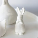 Storefactory Velikonoční dekorace Astrid 12 cm, bílá barva, keramika – Zboží Mobilmania