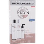 Nioxin System 3 Cleanser šampon 150 ml + System 3 Cleanser šampon 150 ml + System 3 Scalp Revitaliser kondicionér 50 ml System 3 Scalp Treatment Pro jemné a chemicky neošetřené vlasy dárková sada – Zboží Dáma