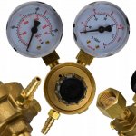 GEKO G80034 Redukční ventil CO2 a ARGON mix 2 manometry – Sleviste.cz