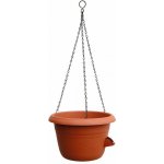 Plastkon Květináč samozavlažovací Marina 25 cm terakotový – HobbyKompas.cz