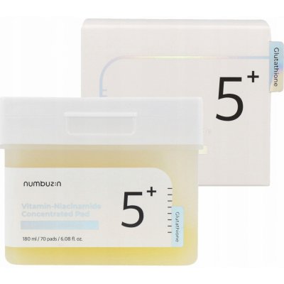 Numbuzin No.5 Vitamin Niacinamide Concentrated Pads Niacinamidové polštářky na obličej 180 ml 70 ks – Zboží Dáma
