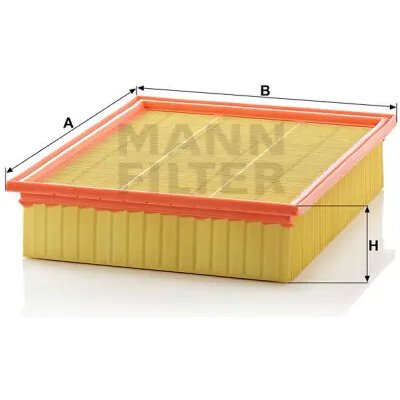 MANN FILTER Vzduchový filtr C 33 256 – Hledejceny.cz