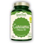 GreenFood Curcuma + vitamín D3 90 kapslí – Hledejceny.cz
