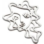 Přívěsek modelka větší chirurgická ocel TC 666-1 – Zboží Dáma