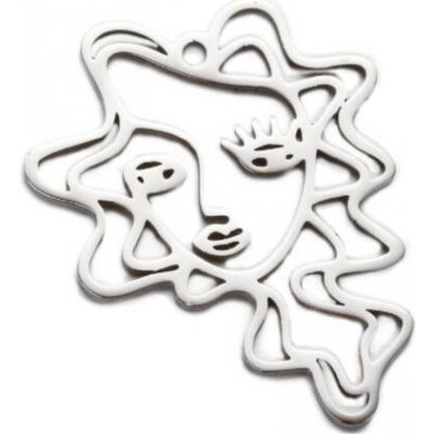 Přívěsek modelka větší chirurgická ocel TC 666-1 – Zboží Dáma