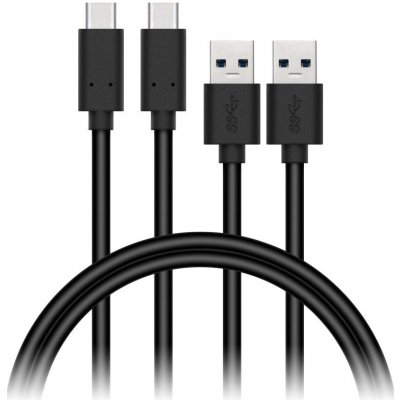 Connect IT CCA-5006-BK Wirez USB-C (Type C) - USB, 1m, černý (2 ks v balení) – Zbozi.Blesk.cz