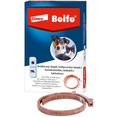 Bolfo obojek pro kočky a malé psy 38 cm – Hledejceny.cz