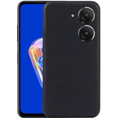 Pouzdro Levné Kryty Zadní kryt Soft Matt černý – Asus Zenfone 9