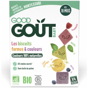 Good Gout BIO Sušenky barvy & tvary 80 g