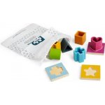 Bigjigs Toys šněrovací hra Geometrické tvary – Zboží Dáma