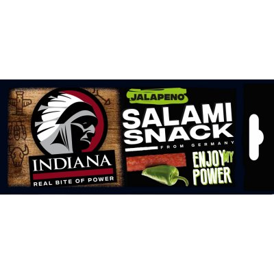 Indiana Salami Snack Jalapeno 18 g – Hledejceny.cz