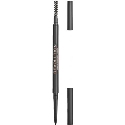 Makeup Revolution Precise Brow Pencil precizní tužka na obočí s kartáčkem Dark Brown 0,05 g – Zboží Dáma