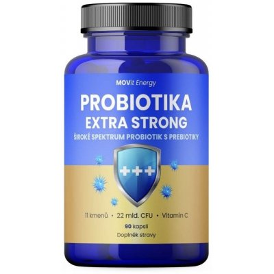MOVit Energy probiotika extra strong 90 veganských tablet – Zboží Dáma