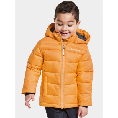 Didriksons dětská prošívaná zimní bunda Rodi Fire Yellow – Zboží Mobilmania