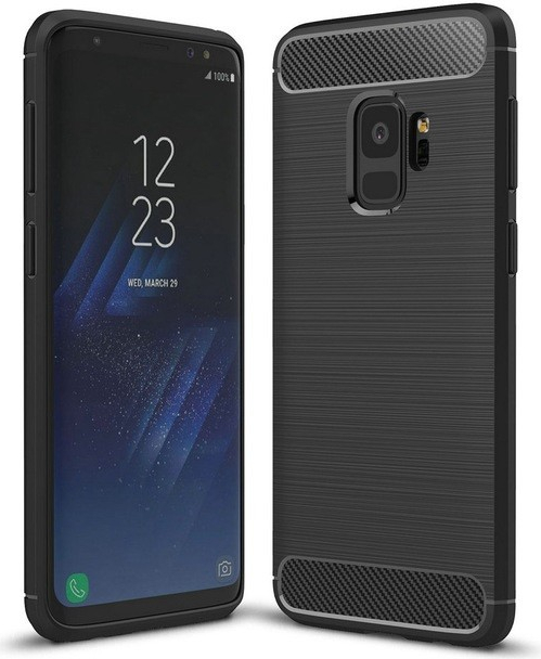 Pouzdro Beweare Ohebné carbon na Samsung Galaxy S9 - černé