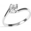 Prsteny SILVEGO decentní stříbrný prsten Crystal se Swarovski Zirconia BSG25023