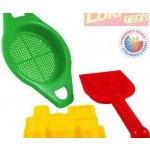 LORI 212 Sítko lopatka a bábovička plastový set na písek 2 druhy – Zboží Dáma