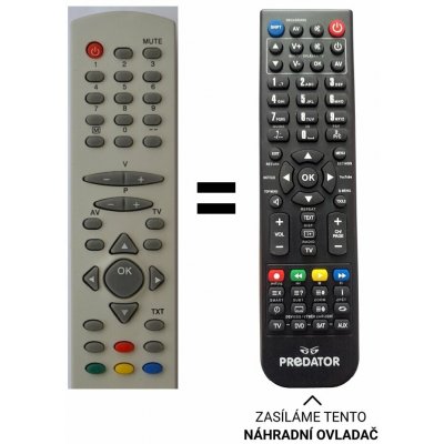 Dálkový ovladač Predátor Hometech CTV 2137 T – Hledejceny.cz