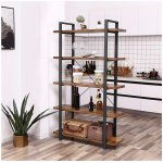VASAGLE Regál industriální 5 polic 105 x 178 x 34 cm – Sleviste.cz